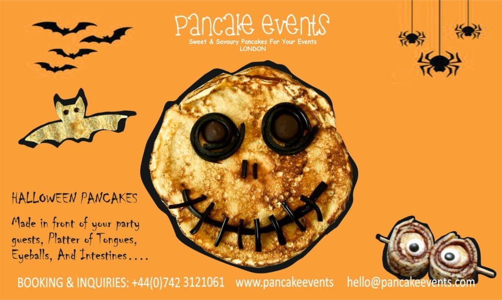 Halloween Party Catering London, Transforms Halloween Parties: Experience “Pancake Events” in London