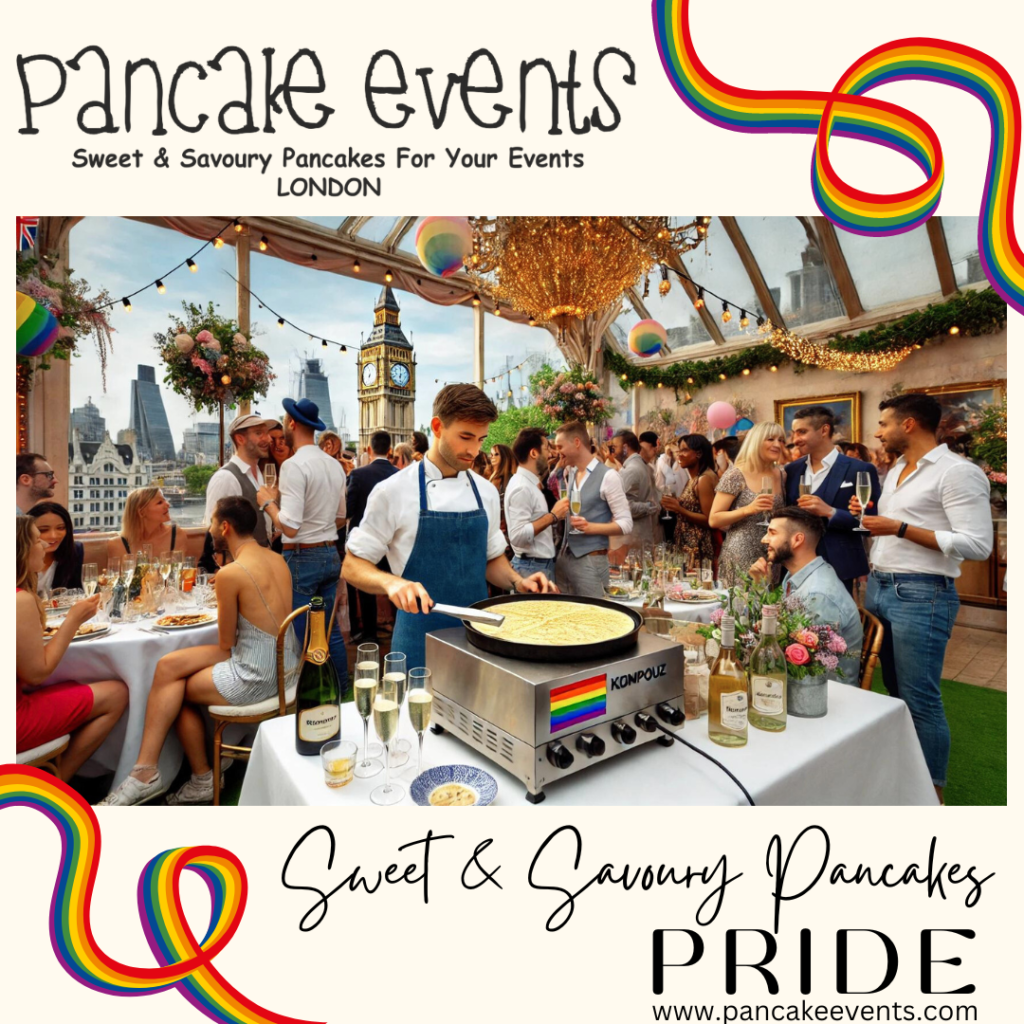 , Enjoy LGBT Pride Parties with Pancake Events’ Delicious Crepe Catering in London